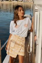 Load image into Gallery viewer, Coast Mini Wrap Skirt