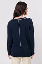 Load image into Gallery viewer, Piping Relaxed Jumper