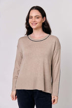 Load image into Gallery viewer, Piping Relaxed Jumper
