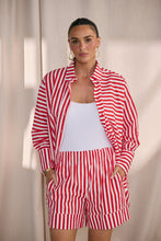 Load image into Gallery viewer, Homestead Shirt - Cherry Stripe