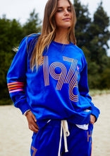 Load image into Gallery viewer, Retro 76 Velour Sweat - Royal