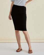 Load image into Gallery viewer, Alicia Midi Skirt - Black