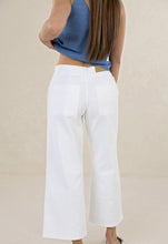 Load image into Gallery viewer, Margot Drill Pant - White