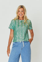 Load image into Gallery viewer, Lucielle Sequin Top - Turquoise