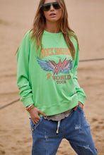 Load image into Gallery viewer, Vintage Rock and Roll Sweat - Green