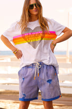 Load image into Gallery viewer, Slouchy Shorts - Denim, Black, Stonewash Green & Stonewash Blue