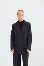 Load image into Gallery viewer, Serena Blazer - Black Pinstripe