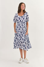 Load image into Gallery viewer, Cotton Dress - Bluebell & White