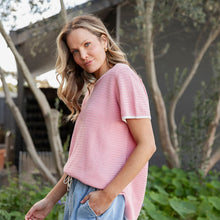 Load image into Gallery viewer, Carmellia Short Sleeve Knit