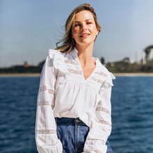 Load image into Gallery viewer, Bonnie Blouse - Marshmallow