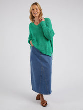Load image into Gallery viewer, Rachele V Neck Knit -Greenbriar