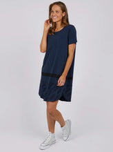 Load image into Gallery viewer, Wild Side Tee Dress - Navy