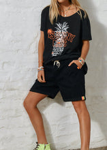 Load image into Gallery viewer, Slouchy Shorts - Denim, Black, Stonewash Green & Stonewash Blue