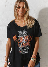Load image into Gallery viewer, Sunny Days Black Tee