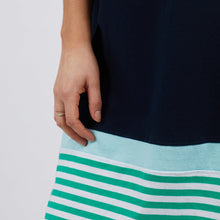 Load image into Gallery viewer, Draw the Line Tee Dress - Navy