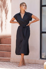 Load image into Gallery viewer, Kendra Midi Dress - Black
