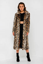 Load image into Gallery viewer, The Long Song Coat - Light Leopard