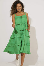 Load image into Gallery viewer, San Sebastian Frill Midi Dress