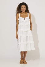 Load image into Gallery viewer, San Sebastian Frill Midi Dress