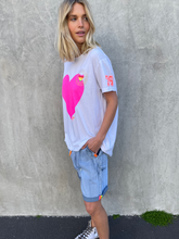 Load image into Gallery viewer, Summer Heart Tee -White