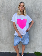 Load image into Gallery viewer, Summer Heart Tee -White
