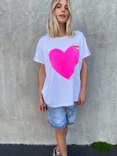 Load image into Gallery viewer, Summer Heart Tee -White