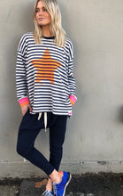 Load image into Gallery viewer, Slouchy Waffle Pant - Navy