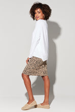 Load image into Gallery viewer, The Midi Whitney Skirt Leopard