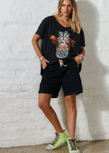 Load image into Gallery viewer, Sunny Days Black Tee