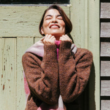 Load image into Gallery viewer, Candice Button Cardi-Chocolate