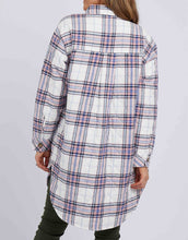 Load image into Gallery viewer, Aster Check Shacket - White/Pink/Blue Check