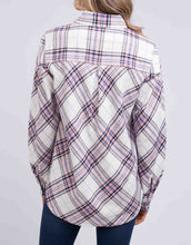 Load image into Gallery viewer, Aster Check Shirt - White/Pink/Blue Check