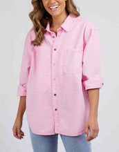 Load image into Gallery viewer, Maggie Denim Shirt - Cherry Blossom