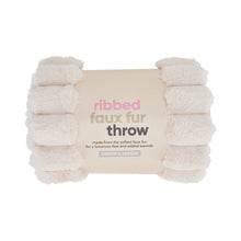 Load image into Gallery viewer, Ribbed Throw Fur
