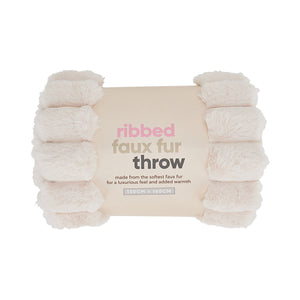 Ribbed Throw Fur