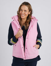 Load image into Gallery viewer, Cord Puffer Vest - Peony Pink
