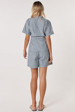 Load image into Gallery viewer, Marina Wrap Anorak - Navy Stripe
