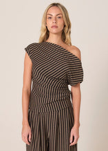 Load image into Gallery viewer, Everlyn Metallic Jersey Top - Multicolour
