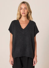 Load image into Gallery viewer, Rae V-Neck Vest - Brown Marle &amp; Black Marle
