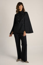 Load image into Gallery viewer, Ellis Military Cape - Black
