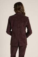 Load image into Gallery viewer, Rhea Velvet Blazer - Chocolate
