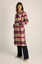 Load image into Gallery viewer, Harlow Check Longline Coat - Check
