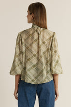 Load image into Gallery viewer, Eve Pussybow Blouse - Moss

