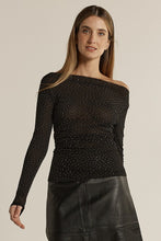 Load image into Gallery viewer, Sora Studded Top - Black
