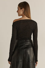 Load image into Gallery viewer, Sora Studded Top - Black
