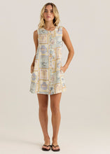 Load image into Gallery viewer, Reo Button Shift Dress - Wayfarer Print
