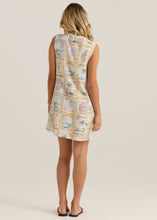 Load image into Gallery viewer, Reo Button Shift Dress - Wayfarer Print
