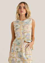 Load image into Gallery viewer, Reo Button Vest - Wayfarer Print
