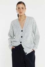 Load image into Gallery viewer, Lee Longline Cardi - Grey Marle
