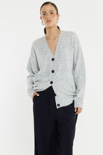 Load image into Gallery viewer, Lee Longline Cardi - Grey Marle
